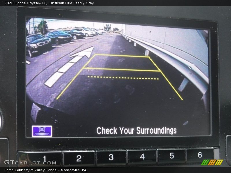 Obsidian Blue Pearl / Gray 2020 Honda Odyssey LX