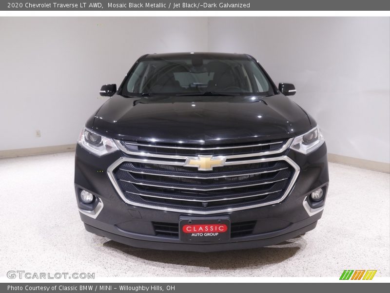 Mosaic Black Metallic / Jet Black/­Dark Galvanized 2020 Chevrolet Traverse LT AWD