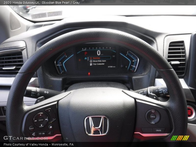 Obsidian Blue Pearl / Gray 2020 Honda Odyssey LX