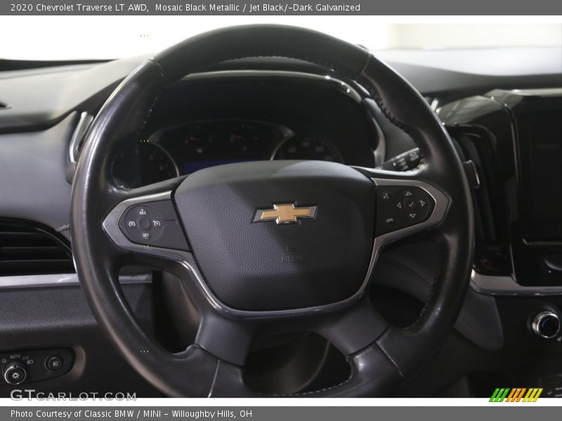 Mosaic Black Metallic / Jet Black/­Dark Galvanized 2020 Chevrolet Traverse LT AWD