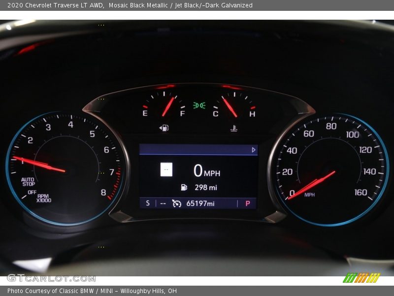 Mosaic Black Metallic / Jet Black/­Dark Galvanized 2020 Chevrolet Traverse LT AWD