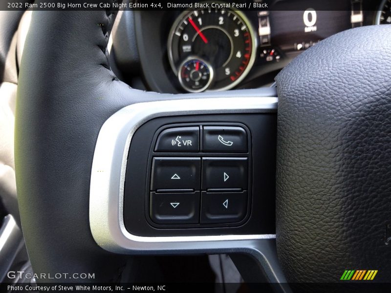  2022 2500 Big Horn Crew Cab Night Edition 4x4 Steering Wheel