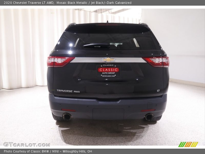 Mosaic Black Metallic / Jet Black/­Dark Galvanized 2020 Chevrolet Traverse LT AWD
