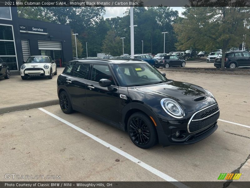 Midnight Black Metallic / Carbon Black 2021 Mini Clubman Cooper S All4