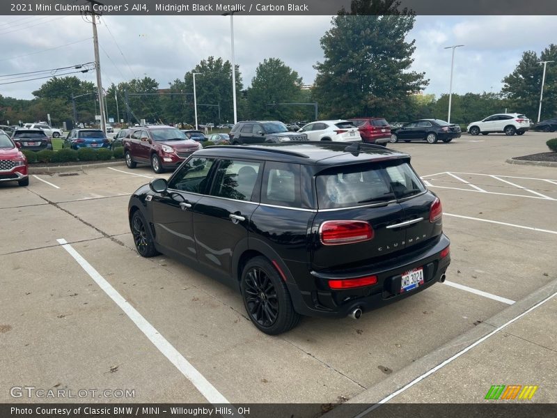 Midnight Black Metallic / Carbon Black 2021 Mini Clubman Cooper S All4