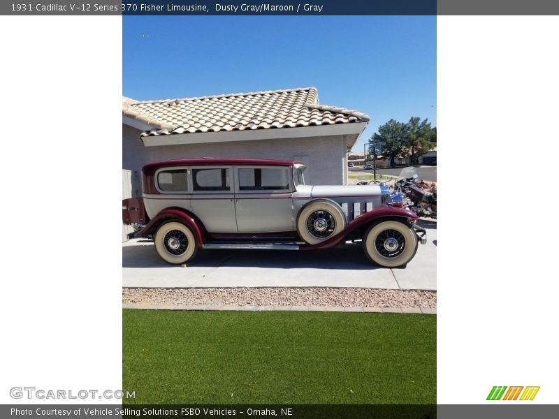  1931 V-12 Series 370 Fisher Limousine Dusty Gray/Maroon