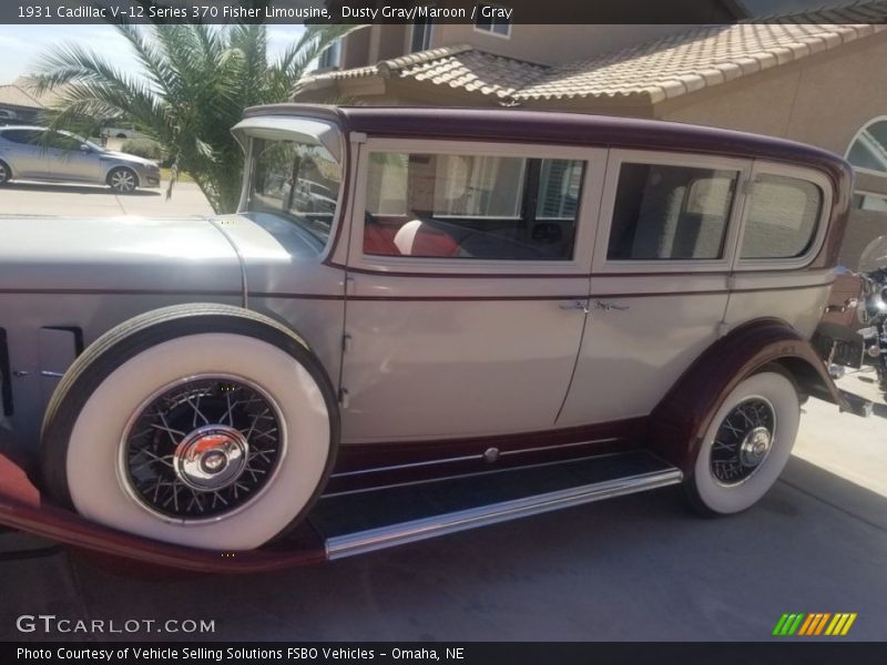  1931 V-12 Series 370 Fisher Limousine Dusty Gray/Maroon