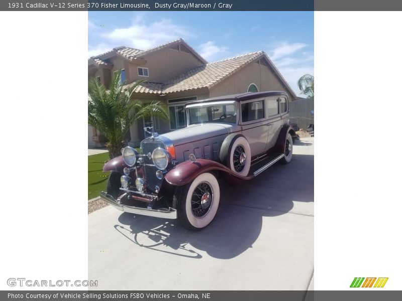 Front 3/4 View of 1931 V-12 Series 370 Fisher Limousine