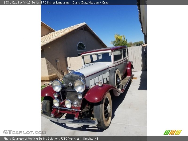  1931 V-12 Series 370 Fisher Limousine Dusty Gray/Maroon