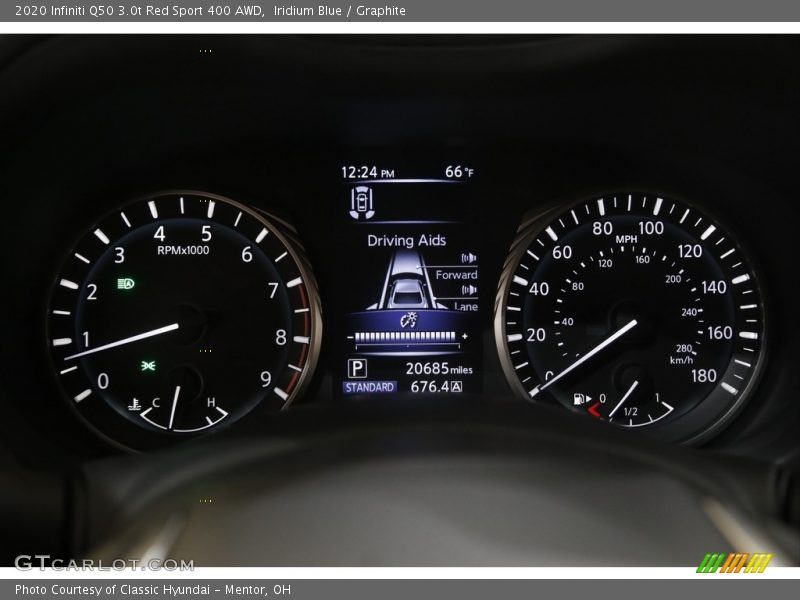  2020 Q50 3.0t Red Sport 400 AWD 3.0t Red Sport 400 AWD Gauges