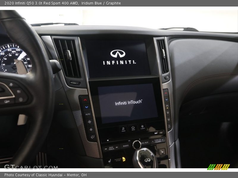 Controls of 2020 Q50 3.0t Red Sport 400 AWD