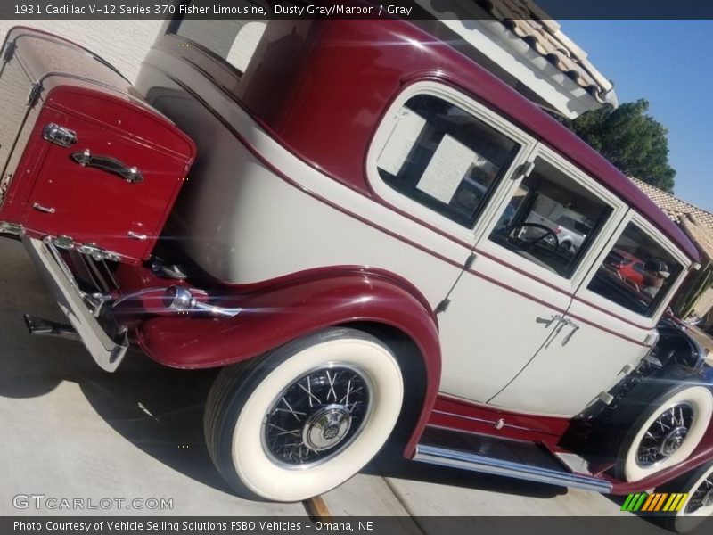  1931 V-12 Series 370 Fisher Limousine Dusty Gray/Maroon