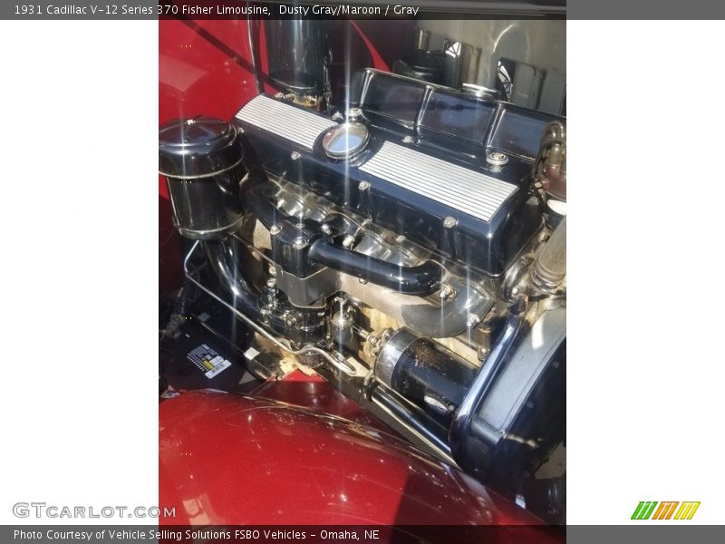  1931 V-12 Series 370 Fisher Limousine Engine - 368ci (6.0 Liter) OHV 24-valve V12