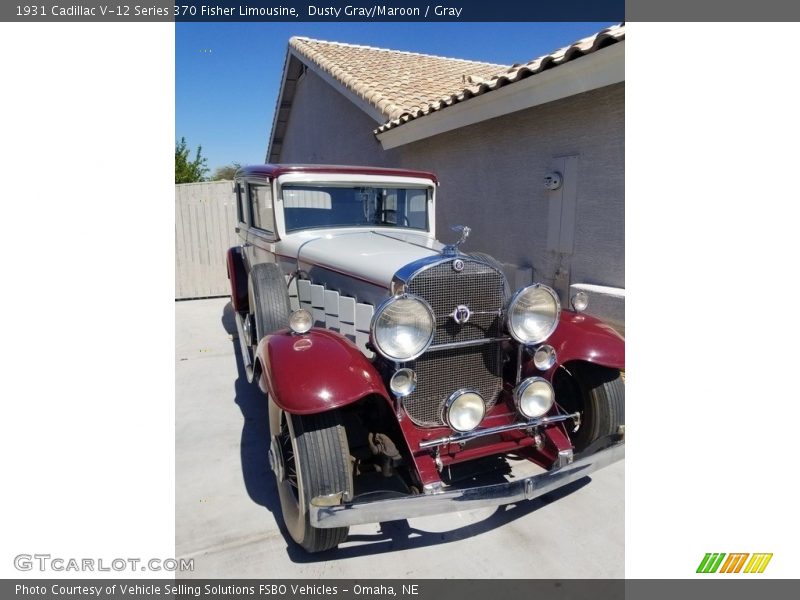  1931 V-12 Series 370 Fisher Limousine Dusty Gray/Maroon