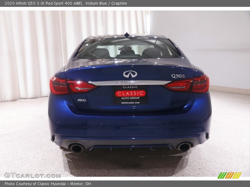 Iridium Blue / Graphite 2020 Infiniti Q50 3.0t Red Sport 400 AWD