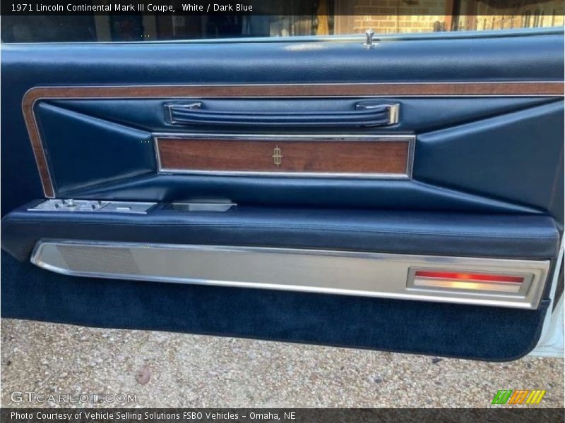 Door Panel of 1971 Continental Mark III Coupe