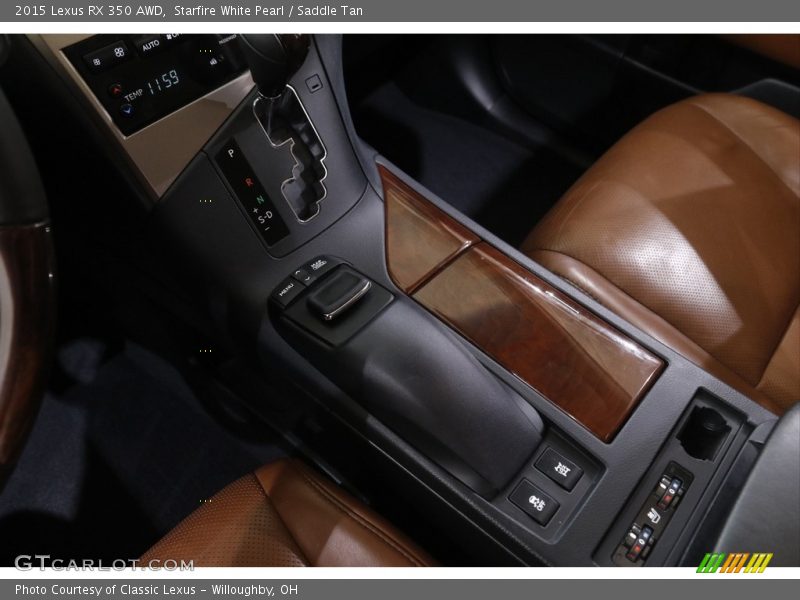 Starfire White Pearl / Saddle Tan 2015 Lexus RX 350 AWD