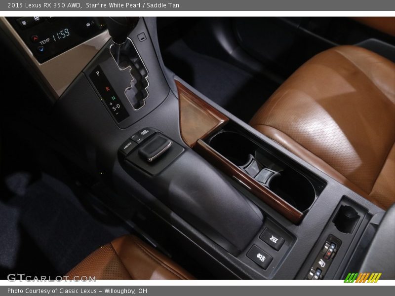 Starfire White Pearl / Saddle Tan 2015 Lexus RX 350 AWD