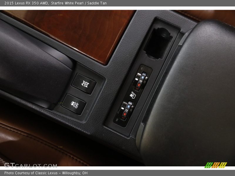 Starfire White Pearl / Saddle Tan 2015 Lexus RX 350 AWD