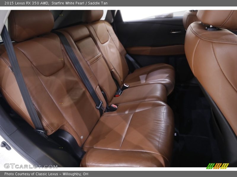 Starfire White Pearl / Saddle Tan 2015 Lexus RX 350 AWD