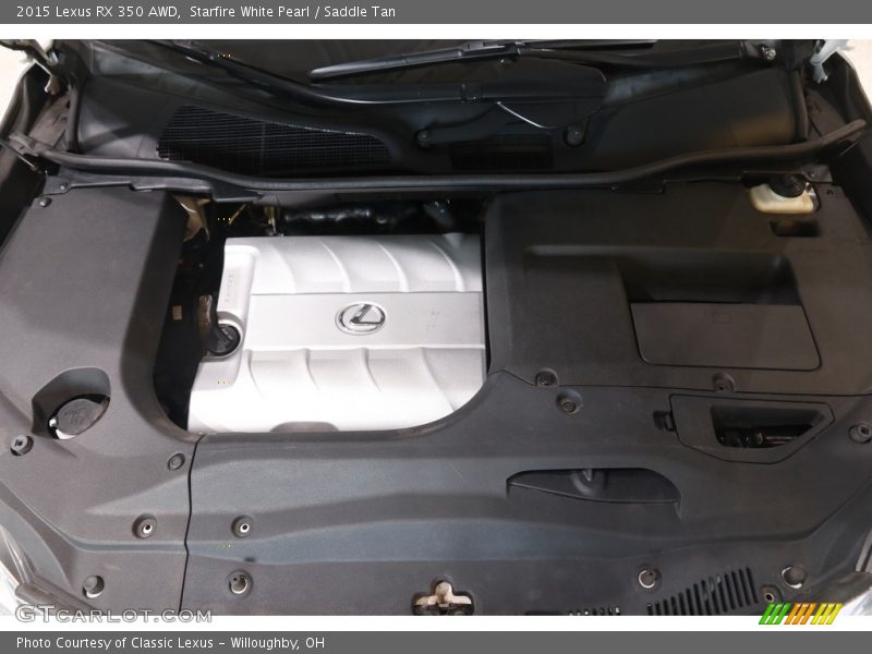 Starfire White Pearl / Saddle Tan 2015 Lexus RX 350 AWD