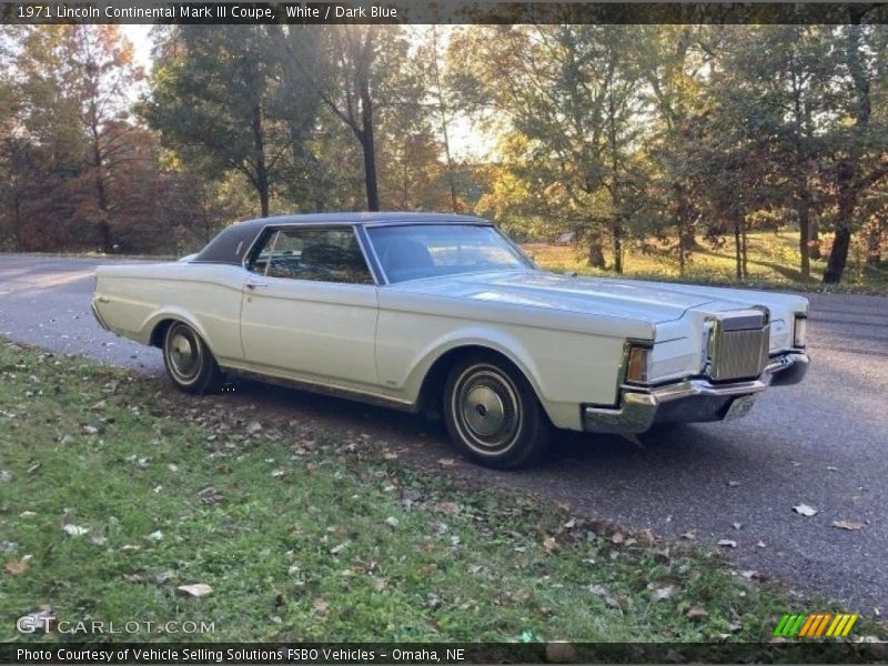  1971 Continental Mark III Coupe White