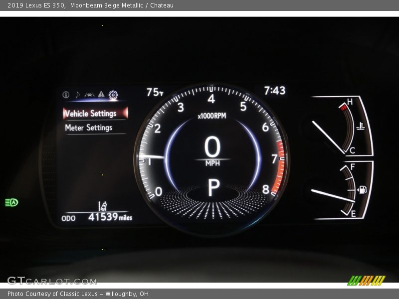 Moonbeam Beige Metallic / Chateau 2019 Lexus ES 350