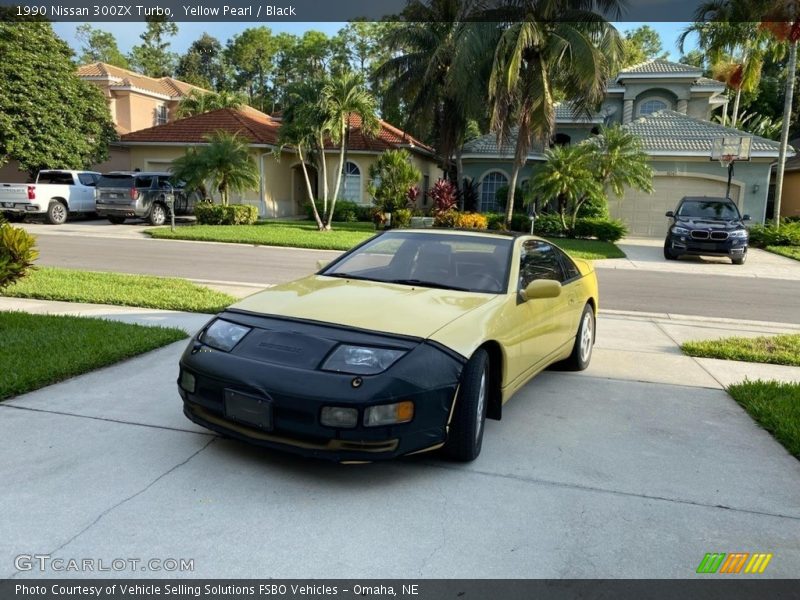 Yellow Pearl / Black 1990 Nissan 300ZX Turbo