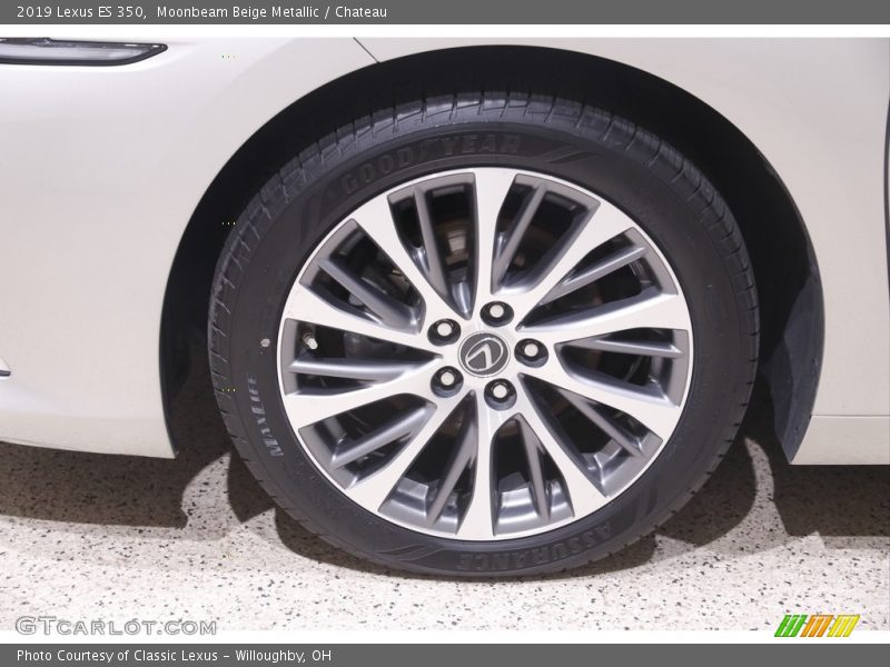 Moonbeam Beige Metallic / Chateau 2019 Lexus ES 350