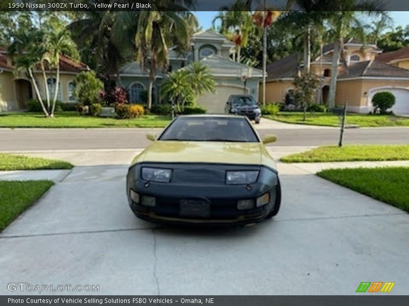 Yellow Pearl / Black 1990 Nissan 300ZX Turbo