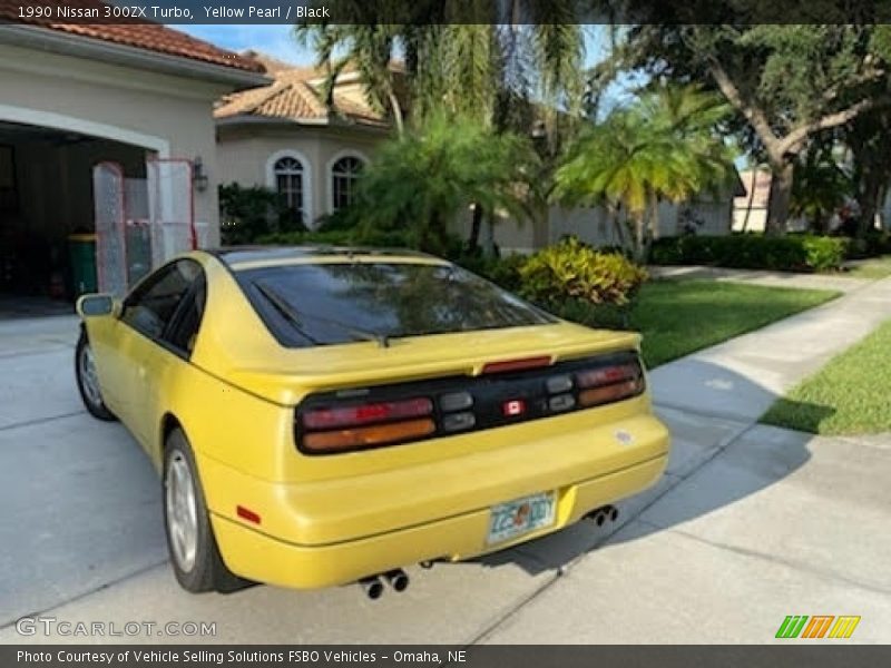 Yellow Pearl / Black 1990 Nissan 300ZX Turbo