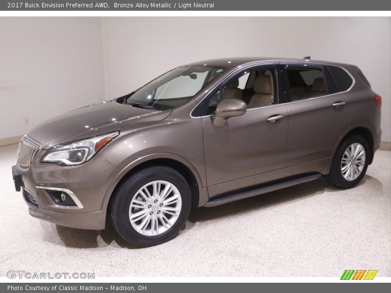 Bronze Alloy Metallic / Light Neutral 2017 Buick Envision Preferred AWD