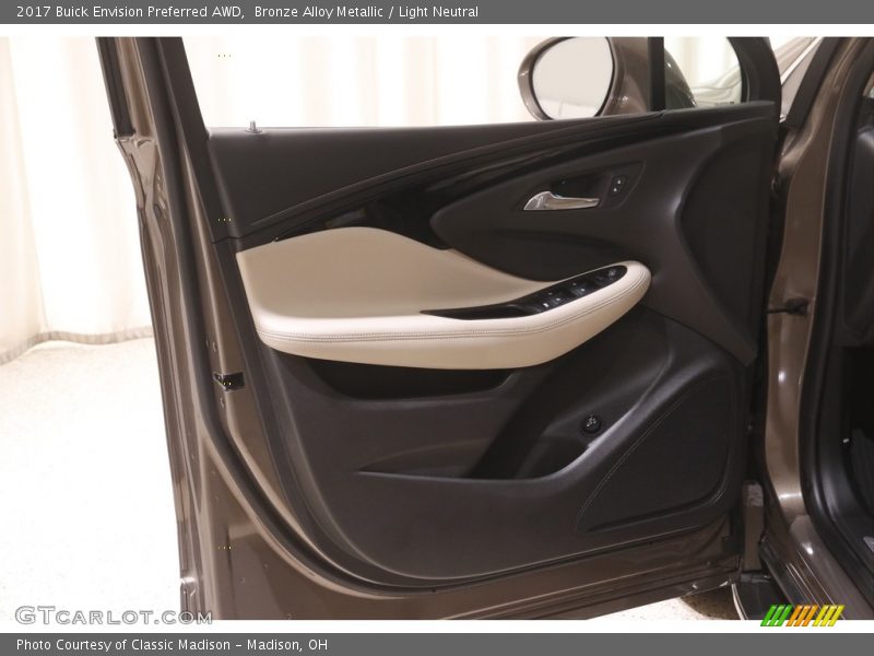 Bronze Alloy Metallic / Light Neutral 2017 Buick Envision Preferred AWD
