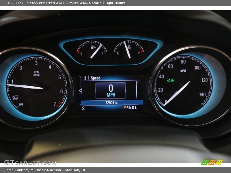 Bronze Alloy Metallic / Light Neutral 2017 Buick Envision Preferred AWD