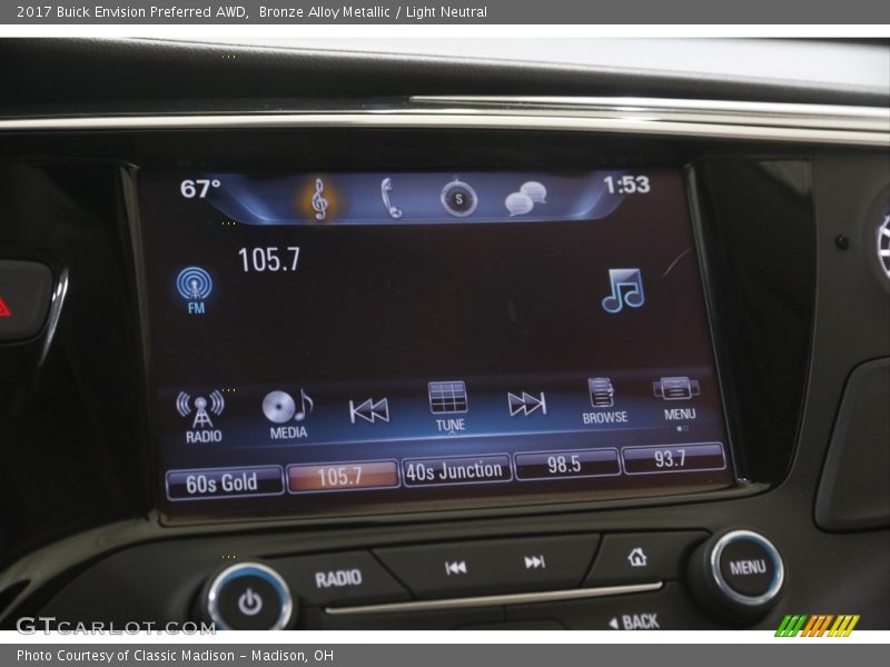 Bronze Alloy Metallic / Light Neutral 2017 Buick Envision Preferred AWD