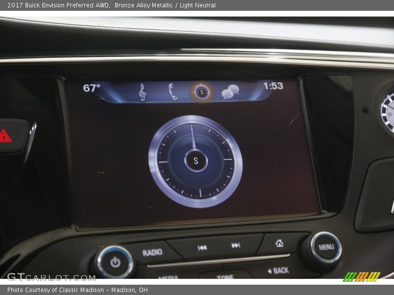 Bronze Alloy Metallic / Light Neutral 2017 Buick Envision Preferred AWD