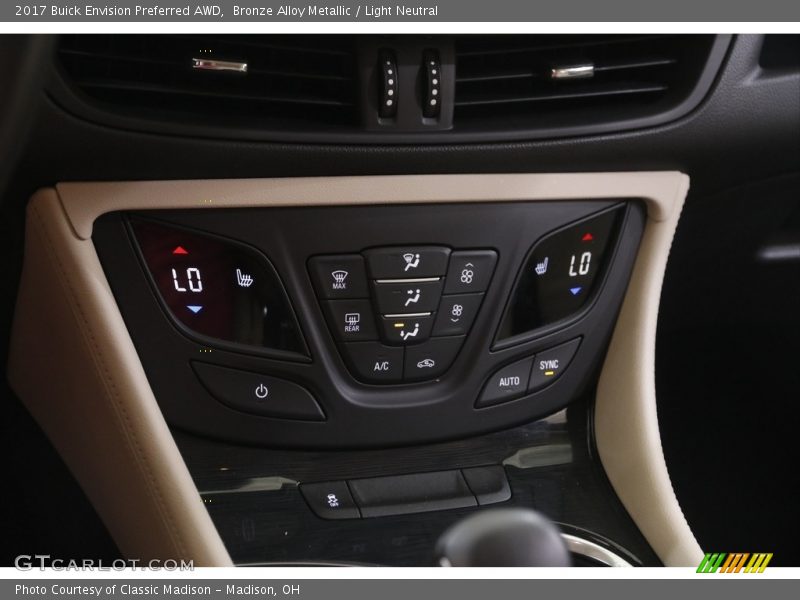 Bronze Alloy Metallic / Light Neutral 2017 Buick Envision Preferred AWD