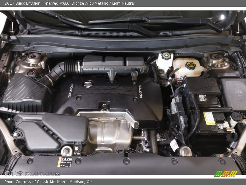 Bronze Alloy Metallic / Light Neutral 2017 Buick Envision Preferred AWD