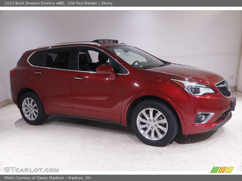 Chili Red Metallic / Ebony 2020 Buick Envision Essence AWD