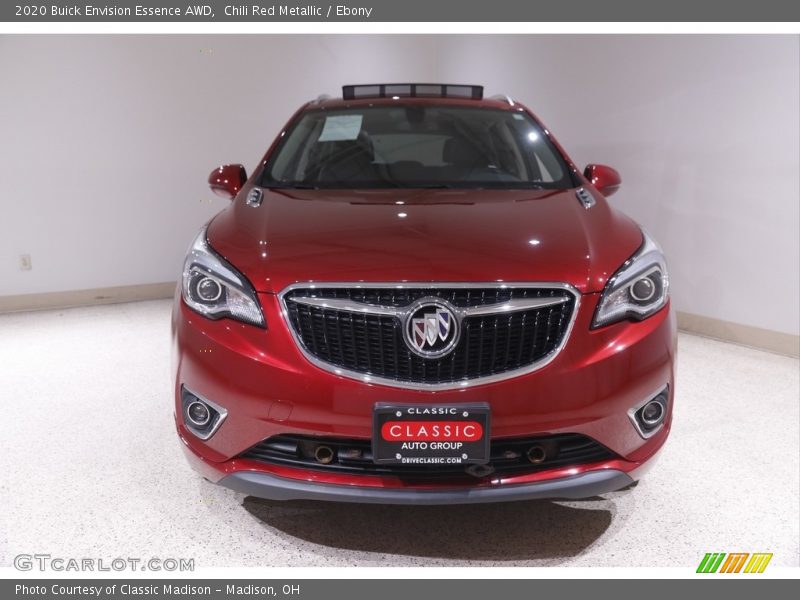 Chili Red Metallic / Ebony 2020 Buick Envision Essence AWD
