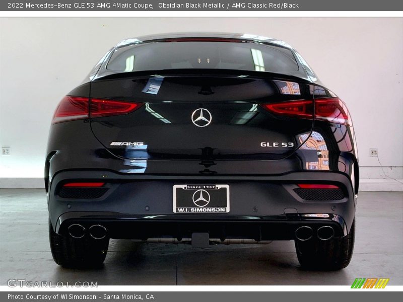 Obsidian Black Metallic / AMG Classic Red/Black 2022 Mercedes-Benz GLE 53 AMG 4Matic Coupe