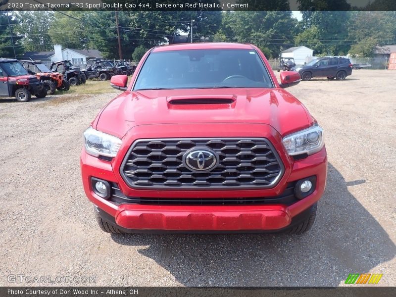 Barcelona Red Metallic / Cement 2020 Toyota Tacoma TRD Sport Double Cab 4x4