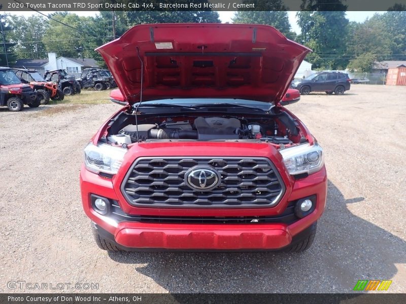 Barcelona Red Metallic / Cement 2020 Toyota Tacoma TRD Sport Double Cab 4x4