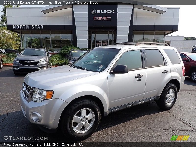 Ingot Silver Metallic / Charcoal Black 2011 Ford Escape XLT 4WD