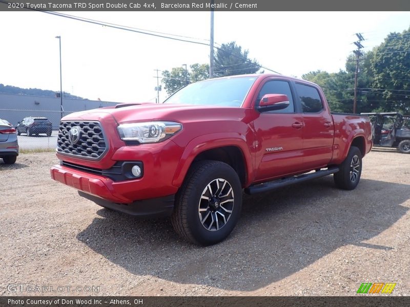 Barcelona Red Metallic / Cement 2020 Toyota Tacoma TRD Sport Double Cab 4x4