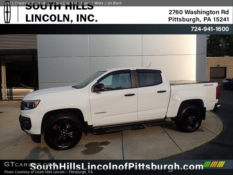 Summit White / Jet Black 2021 Chevrolet Colorado LT Crew Cab 4x4