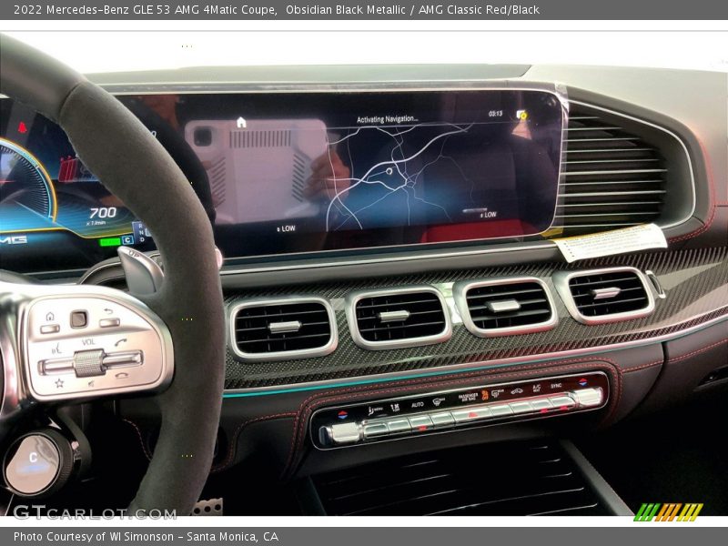Controls of 2022 GLE 53 AMG 4Matic Coupe