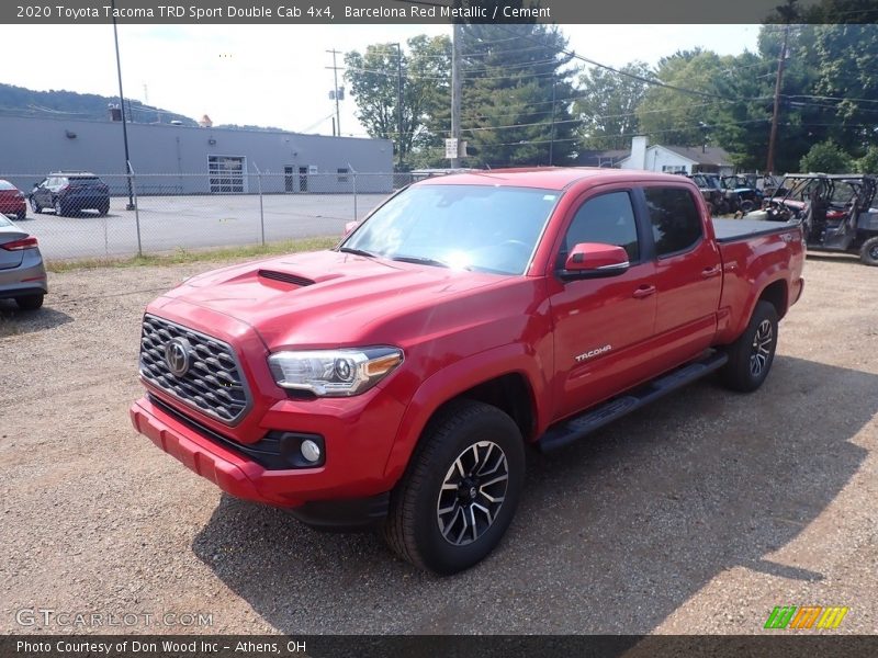 Barcelona Red Metallic / Cement 2020 Toyota Tacoma TRD Sport Double Cab 4x4