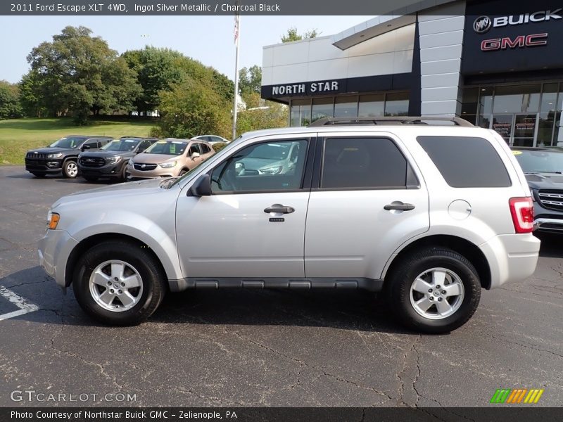Ingot Silver Metallic / Charcoal Black 2011 Ford Escape XLT 4WD