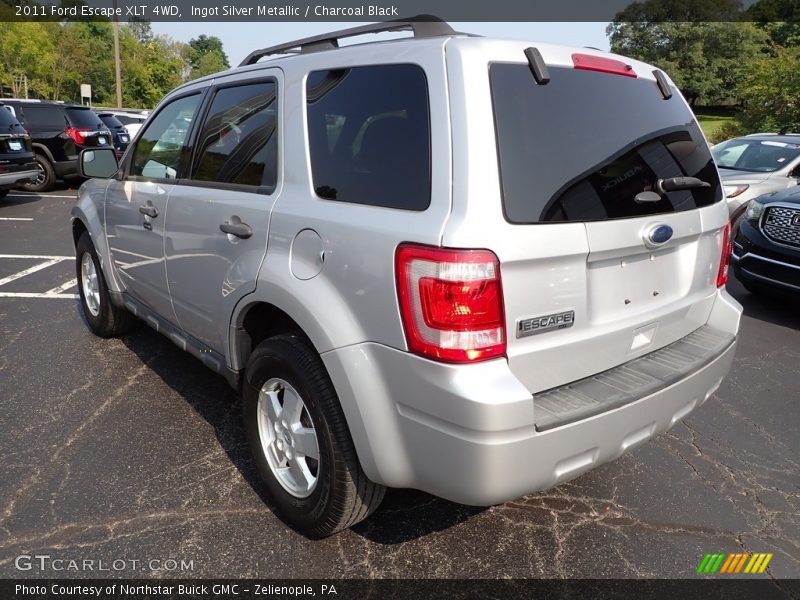 Ingot Silver Metallic / Charcoal Black 2011 Ford Escape XLT 4WD